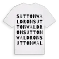 Sutton Waldron ordlek t-shirt