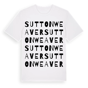 Sutton Weaver ordlek t-shirt – ekologisk bomull t-shirt från Pinshirt