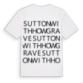 Sutton with Howgrave ordlek t-shirt