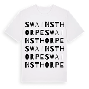 Swainsthorpe ordlek t-shirt – ekologisk bomull t-shirt från Pinshirt