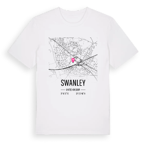 Swanley karta t-shirt – ekologisk bomull t-shirt från Pinshirt