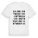 Swannington ordlek t-shirt