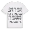 Swefling ordlek t-shirt