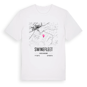 Swinefleet karta t-shirt – ekologisk bomull t-shirt från Pinshirt