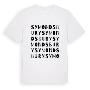Symondsbury ordlek t-shirt – ekologisk bomull t-shirt från Pinshirt