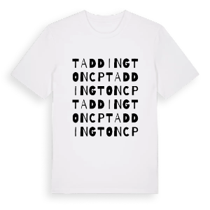 Taddington CP ordlek t-shirt – ekologisk bomull t-shirt från Pinshirt