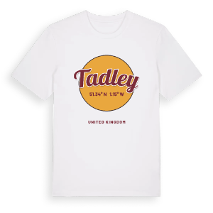 Tadley cirkel t-shirt – ekologisk bomull t-shirt från Pinshirt