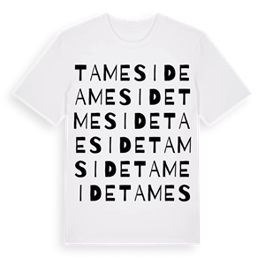 Tameside ordlek t-shirt – ekologisk bomull t-shirt från Pinshirt