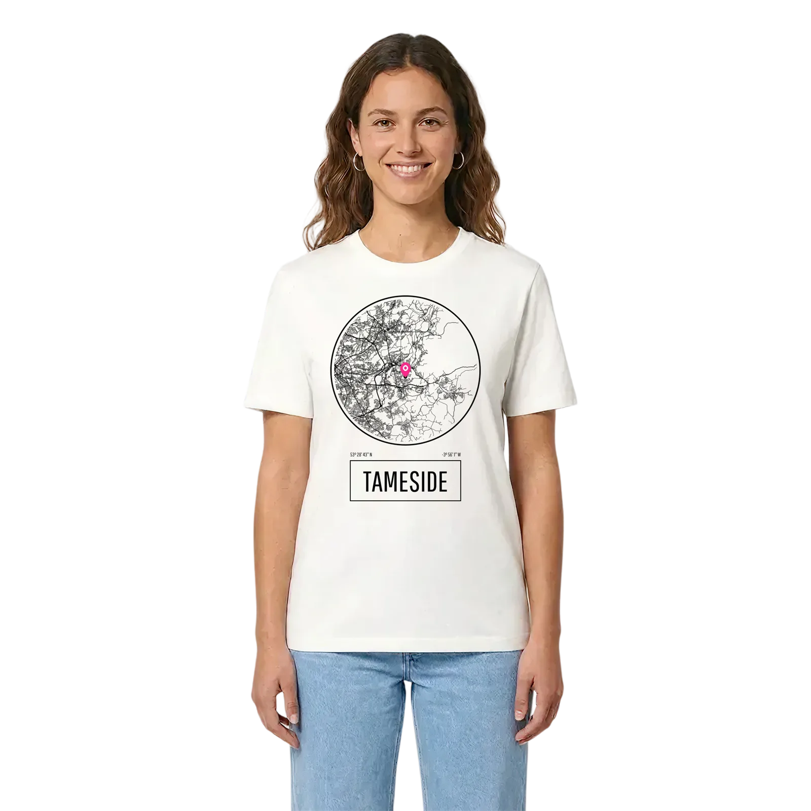 Tameside t-shirt – White, i miljö