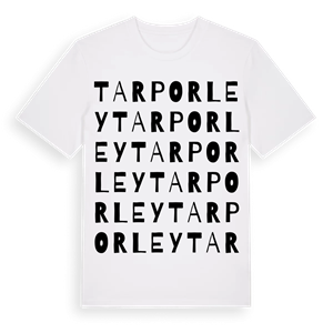 Tarporley ordlek t-shirt – ekologisk bomull t-shirt från Pinshirt