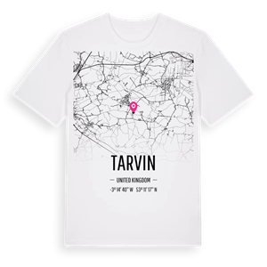 Tarvin karta t-shirt – ekologisk bomull t-shirt från Pinshirt