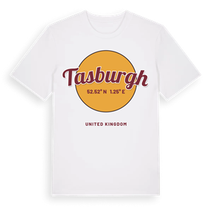 Tasburgh cirkel t-shirt – ekologisk bomull t-shirt från Pinshirt