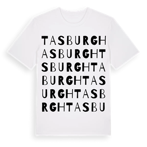 Tasburgh ordlek t-shirt – ekologisk bomull t-shirt från Pinshirt