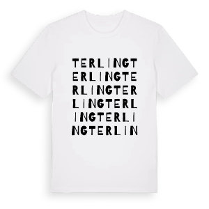 Terling ordlek t-shirt – ekologisk bomull t-shirt från Pinshirt