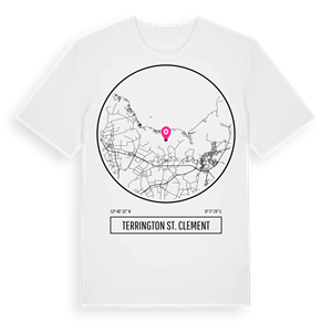 Terrington St. Clement t-shirt – ekologisk bomull t-shirt från Pinshirt