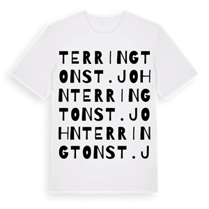 Terrington St. John ordlek t-shirt – ekologisk bomull t-shirt från Pinshirt