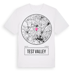 Test Valley t-shirt – ekologisk bomull t-shirt från Pinshirt