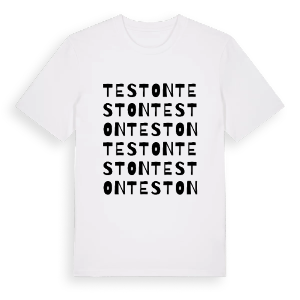 Teston ordlek t-shirt – ekologisk bomull t-shirt från Pinshirt