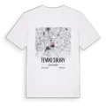 Tewkesbury karta t-shirt
