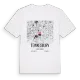 Tewkesbury karta t-shirt