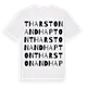 Tharston and Hapton ordlek t-shirt