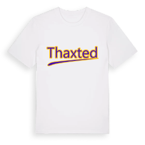 Thaxted baseball t-shirt – ekologisk bomull t-shirt från Pinshirt