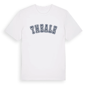 Theale college t-shirt – ekologisk bomull t-shirt från Pinshirt