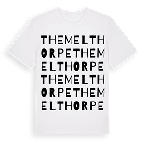 Themelthorpe ordlek t-shirt – ekologisk bomull t-shirt från Pinshirt