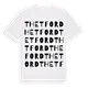 Thetford ordlek t-shirt