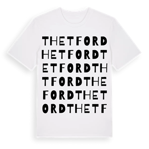 Thetford ordlek t-shirt – ekologisk bomull t-shirt från Pinshirt