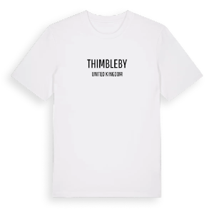 Thimbleby i Sverige t-shirt – ekologisk bomull t-shirt från Pinshirt