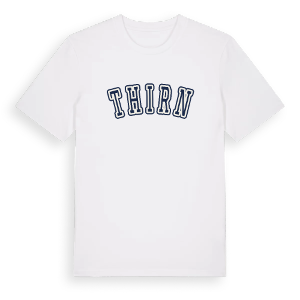 Thirn college t-shirt – ekologisk bomull t-shirt från Pinshirt