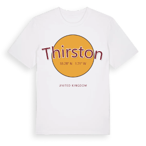 Thirston cirkel t-shirt – ekologisk bomull t-shirt från Pinshirt