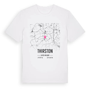 Thirston karta t-shirt – ekologisk bomull t-shirt från Pinshirt