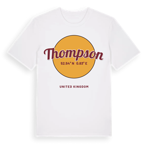 Thompson cirkel t-shirt – ekologisk bomull t-shirt från Pinshirt