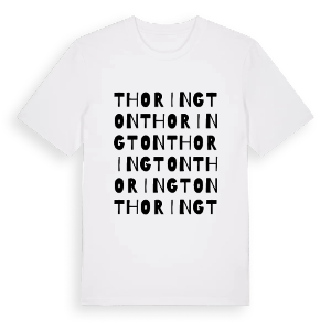 Thorington ordlek t-shirt – ekologisk bomull t-shirt från Pinshirt
