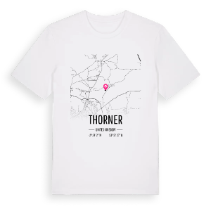 Thorner karta t-shirt – ekologisk bomull t-shirt från Pinshirt
