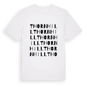 Thornhill ordlek t-shirt – ekologisk bomull t-shirt från Pinshirt