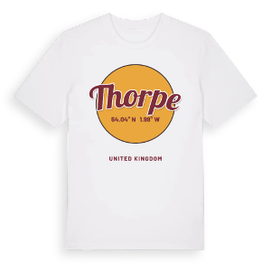 Thorpe cirkel t-shirt – ekologisk bomull t-shirt från Pinshirt