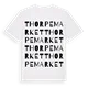 Thorpe Market ordlek t-shirt