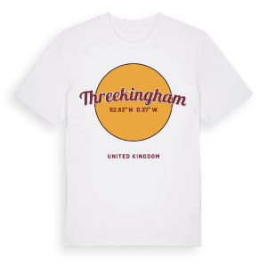 Threekingham cirkel t-shirt – ekologisk bomull t-shirt från Pinshirt