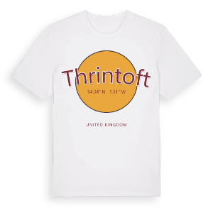 Thrintoft cirkel t-shirt – ekologisk bomull t-shirt från Pinshirt