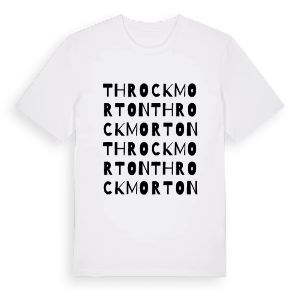 Throckmorton ordlek t-shirt – ekologisk bomull t-shirt från Pinshirt