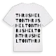 Thrushelton ordlek t-shirt
