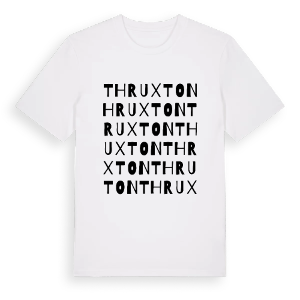 Thruxton ordlek t-shirt – ekologisk bomull t-shirt från Pinshirt