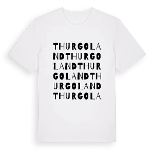 Thurgoland ordlek t-shirt – ekologisk bomull t-shirt från Pinshirt