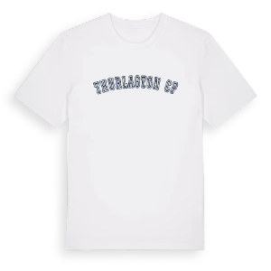 Thurlaston CP college t-shirt – ekologisk bomull t-shirt från Pinshirt