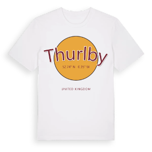 Thurlby cirkel t-shirt – ekologisk bomull t-shirt från Pinshirt