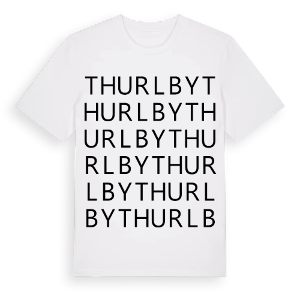 Thurlby ordlek t-shirt – ekologisk bomull t-shirt från Pinshirt
