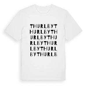 Thurlby ordlek t-shirt – ekologisk bomull t-shirt från Pinshirt